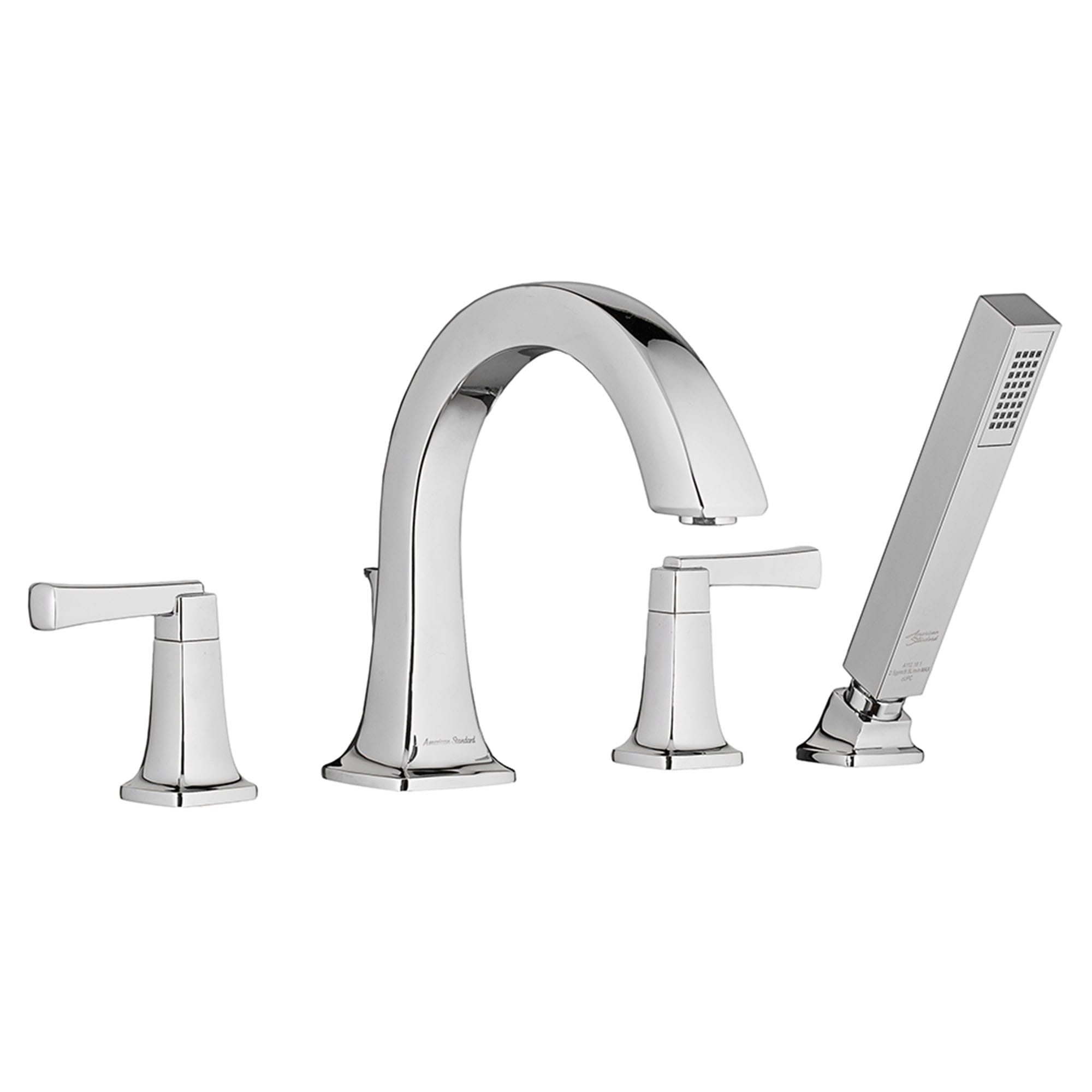 Townsend Bathtub Faucet With Lever Handles and Personal Shower for Flash Rough In Valve CHROME